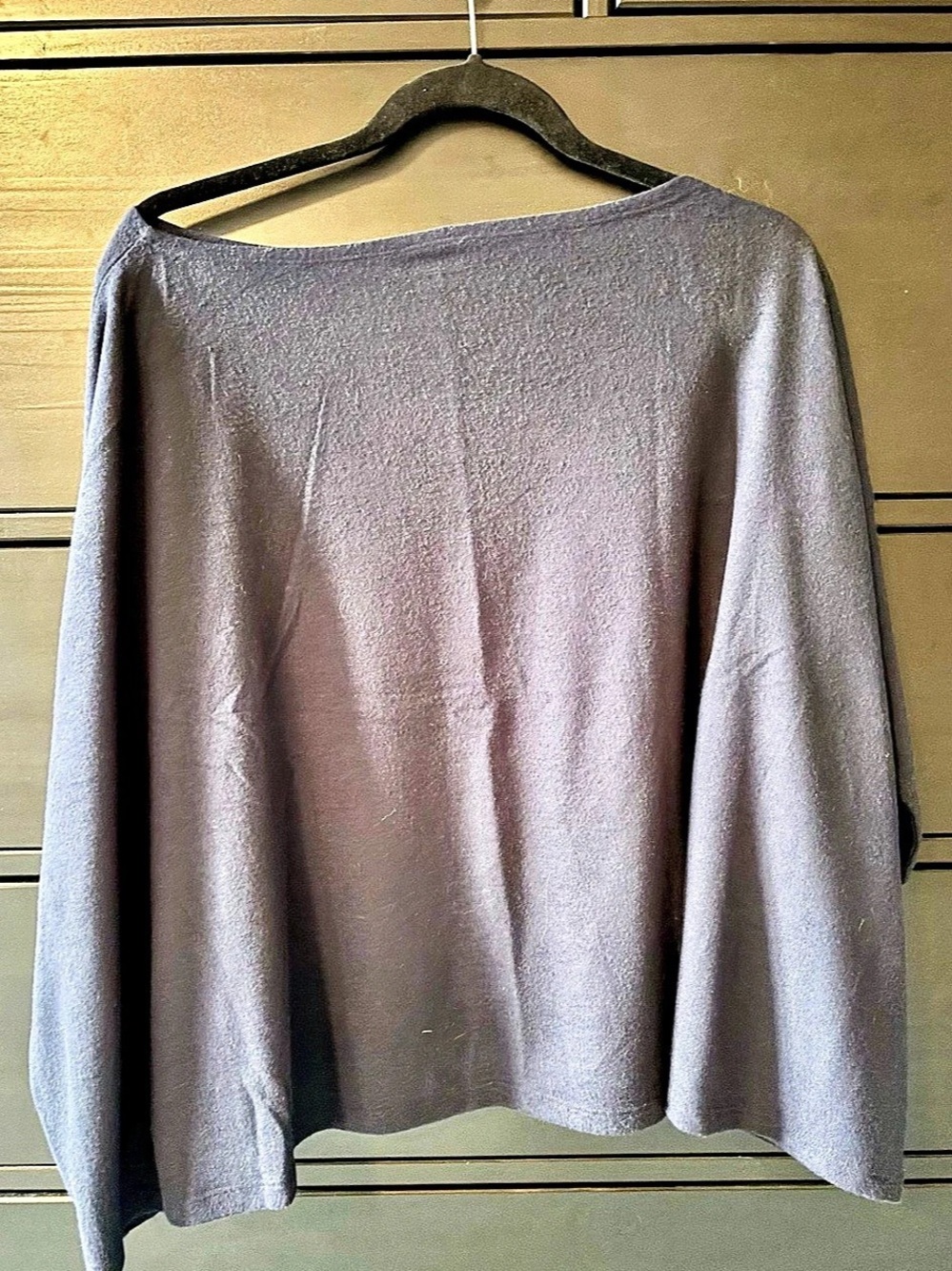 Stella & Dot Addy Versatile Poncho Navy Size Medium